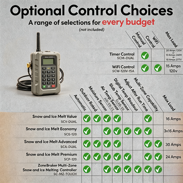 Smart Controls & Sensors - ElectricSnowMelt